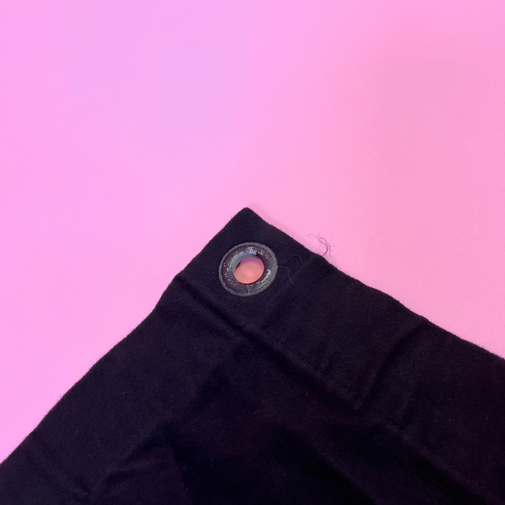 20X20 Black fabric