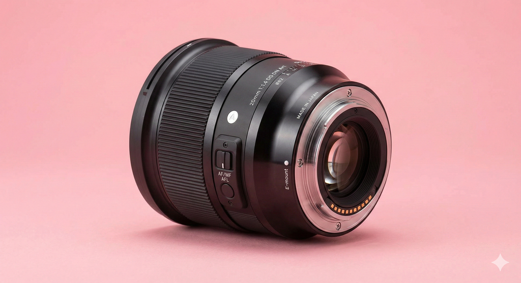 Sigma DG DN Art 20mm F1.4 E mount prime lens