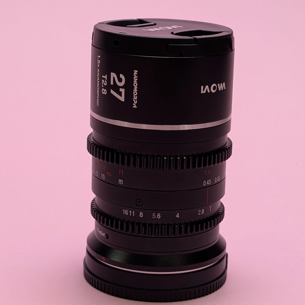 Laowa Nanomorph Silver 27mm T2.8 1.5x S35 Canon RF