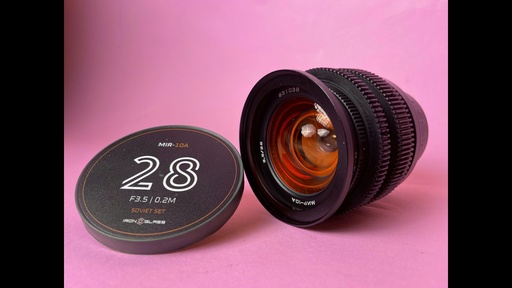 Ironglass Cinemod 28mm Mir 10A f\3.5 PL lens
