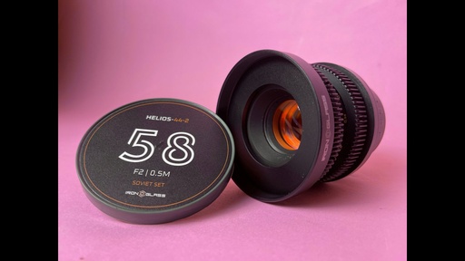 Ironglass Cinemod 58mm Helios 44-2 f\2. PL lens