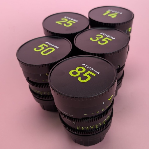 NiSi ATHENA PRIME T2.4/1.9 Full-Frame 5-Lens Kit PL Mount