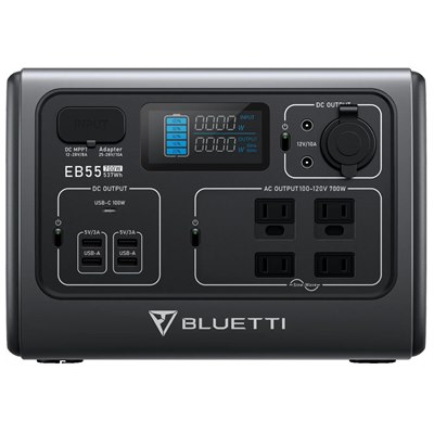 Bluetti EB55 Portable Power Station 700W 537Wh
