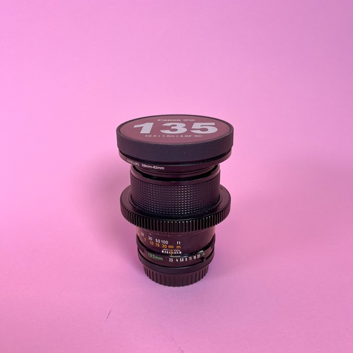 Canon FD 135mm 1:2.5 E mount Adapted