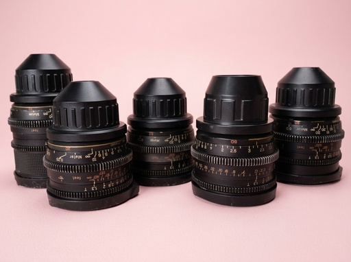 Carl Zeiss High Speed T1.3 5 lens set 
