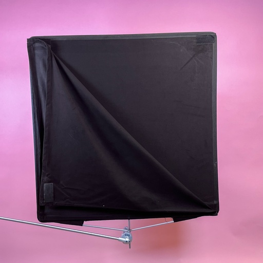 1x1m  Floppy black flag frame