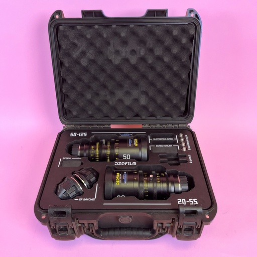 DZO pictor zoom s35 lens set 20-55 & 50-125