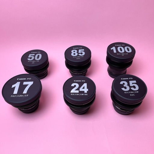 Canon FD Lens Set Of 6 Simmod EF Mount